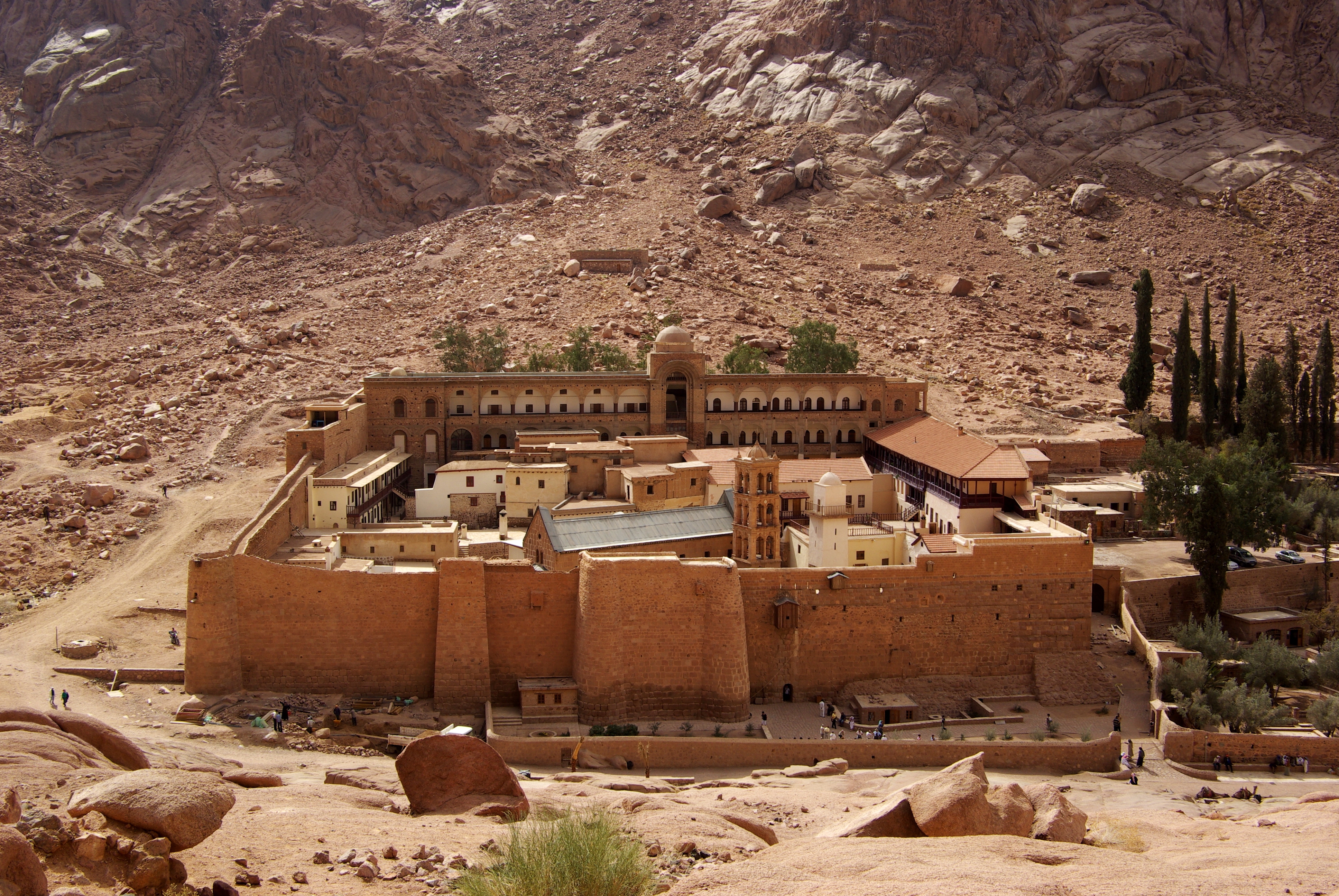 Katharinenkloster_Sinai_BW_2